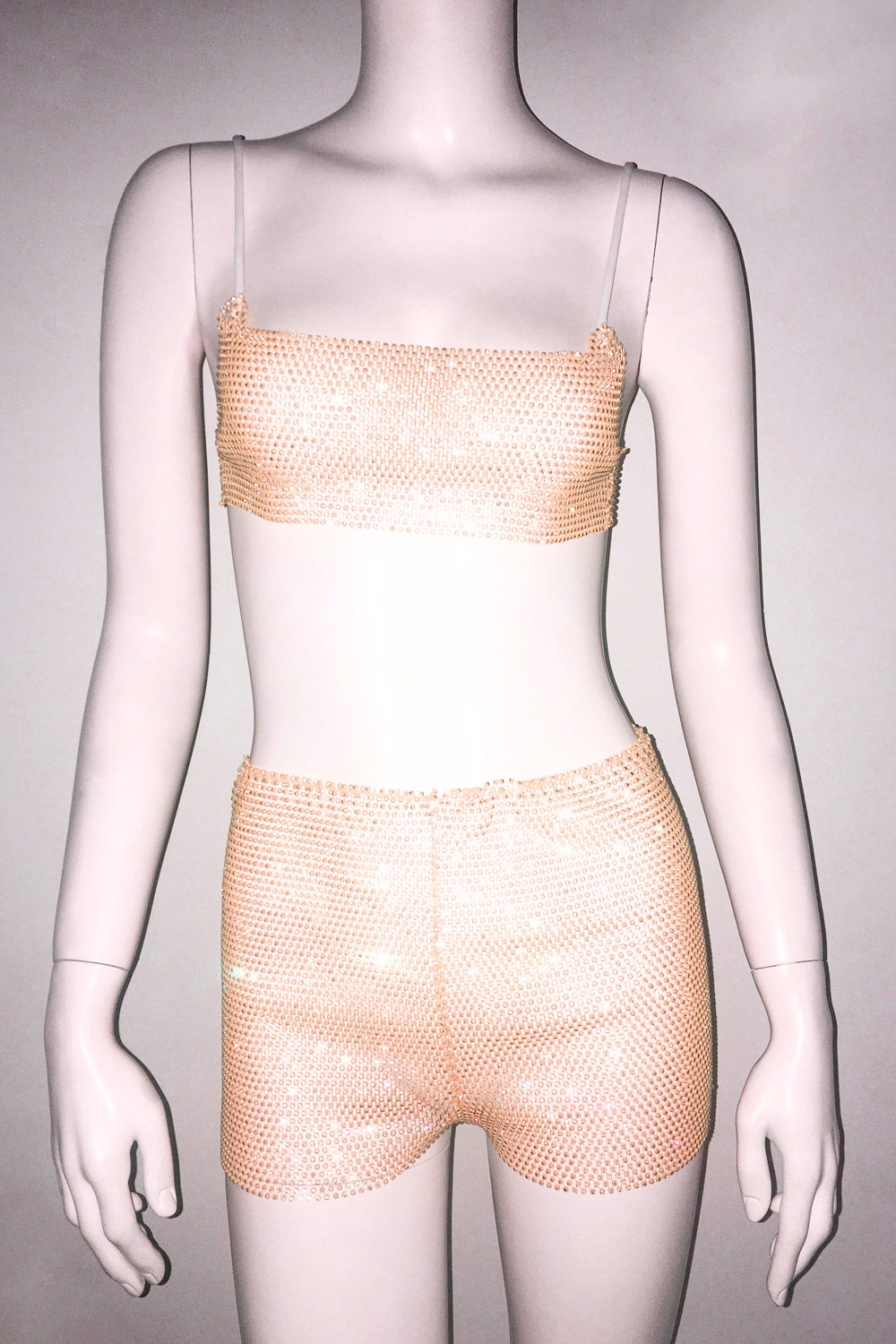 Glisten Mesh Shorts Set